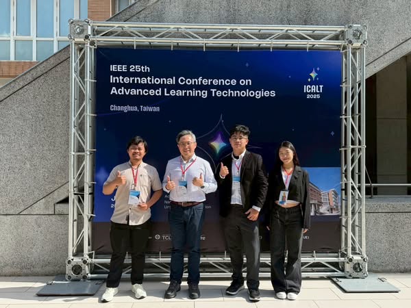 走進 ICALT2025：優學院研究獲肯定，喜獲最佳短論文獎